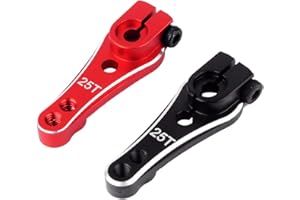 INJORA RC Servo Arm 25T 2pcs RC Servo Horn RC Accessories RC Servo Brazo para 1/10 RC Crawler TRAXXAS TRX4