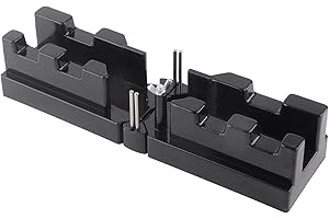 EJOYOUS Herramienta de Corte de Medición de Inglete 2 en 1, Herramienta de Corte de ángulo de Inglete de 85°-180°, Bisel y Caja de Corte, Calibre de Inglete para Carpintería