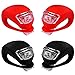 Produktbild Wokee 4pcs Silikon Fahrradlicht LED Set Silikon Leuchte Fahrradlampe, LED FahrradBeleuchtung Mountainbike Fahrrad Vorne Hinten Leuchtet Push-Zyklus Clip Licht Kinderwagen-Beleuchtung