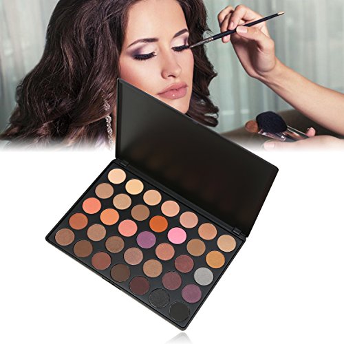 35 Farben der Smokey Lidschatten Palette, DISINO Schimmer Warm Farbe Augenschatten Palette für Catwalk Show Makeup - 4