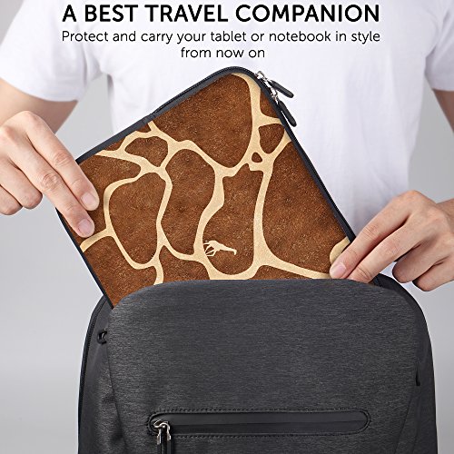 SIDORENKO Tablet PC Tasche f  r 10 - 10 1 Zoll   Universal Tablet Schutzh  lle   H  lle Sleeve Case Etui aus Neopren  Braun