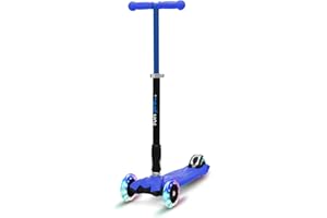 Fun Pro Two,a Partir de la Edad Preescolar,hasta 80KG de Peso,el Scooter Infantil Premium Seguro(kickboard,Scooter,Patinete), Ruedas LED,Plegable,Fabricado en Hamburgo con garantía ampliada