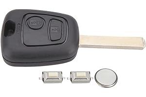 RKFUK DIY Repair Kit for Toyota Aygo 2 Button Remote Key Fob Case Switches Battery