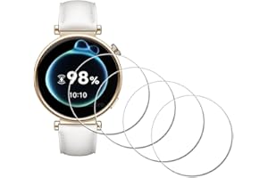 iDaPro Displayschutz schutzfolie für Huawei Watch GT 5 GT5 / GT 4 GT4 41mm[4Pcs], gehärtetes Glas, kratzfest, blasenfrei, einfache Installation