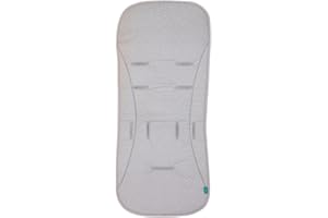 Urban Kanga Universell Einlage für Kinderwagen und Buggy mit Memory-Schaum Öko-Tex (Grey Dots)