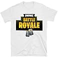 Fortnite White Round Neck T-Shirt For Boys