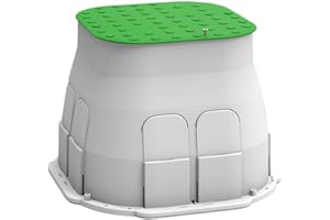 arnocanali PB3030V Drainbox, Gris/Vert, 30x30