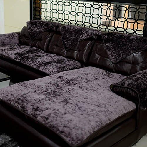 Sofa Slipcovers,Sofa Covers,Protector Furniture sofa cushion in winter scarf sets cover/Fabric seat cushion /Simple and modern non-slip sofa towel-F 70x70cm(28x28inch)
