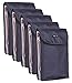 BagsRUs Navy Blue Polyester Travel Shirt Cover with Zip Closure - Holds 4 Folded Shirts Combo Pack of 5 (SR101FNBX5) RS.2380.00