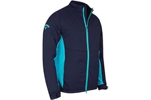 CALLAWAY APPAREL Callaway Golf Mens Mixed Media Isulate Swing Tech Thermal Jacket
