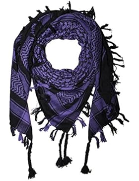 Superfreak® Palituch Grundfarbe schwarz°PLO Schal°100x100 cm°Pali Palästinenser Arafat Tuch°100% Baumwolle – alle...