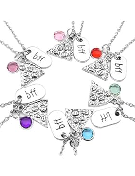 JOVIVI Schmuck,Silber Farbe Pizza Slice Armband Freundschaftsketten mit 