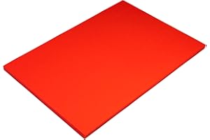 Hawksbill Red Card A4– 180 GSM Premium Red Cardstock Pack of 100 | Ideal for Arts Crafts Printouts Stationery and DIY Projects