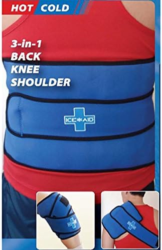 Icy Cools 51100 Neowrap Small 4-in-1 Wrist- Ankle- Elbow- Neck Neoprene Wrap plus Hot- Cold Insert 4 inch x 15 inch Therapy Area- case of 12