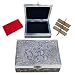 Produktbild Kavali Concepts Holz Schmuckschatulle mit Aluminium Bedruckt Tarot Box und Tee Organizer