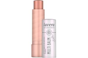 lavera Multi Balm Sundown Gold 03 - do oczu, ust lub policzków - intensywny kolor - świeży blask - roztopiona tekstura - bezproblemowe mieszanie - wegańskie - kosmetyki naturalne - 4,9 g
