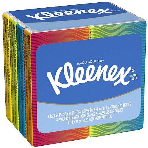 Kleenex Pocket Pack 8-Count (Pack of 24)