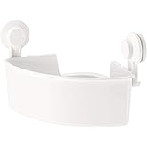 IKEA Corner Shelf Unit with Suction Cup (White; 30 x 20 x 17 cm) (Polycarbonate Plastic)