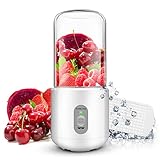 🍊【Bandeja de Hielo → Asistente de Verano Perfecto】- Cada mezclador USB incluye una bandeja de cubitos de hielo. En el caluroso verano, beber con un vaso de jugo de hielo picado. Incrementa el 100% de energía. Extracción de nutrientes y vitaminas. Extrae nutrición oculta de frutas y verduras. Adecuado para todo tipo de verduras, batidos, batidos, se puede utilizar para jugos, suplementos de alimentos para bebés, etc.