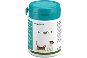 almapharm GingiVit | 30 Tabletten | Ergänzungsfuttermittel für Hunde und Katzen | Zur Unterstützung des Zahnfleischs, und der Mundschleimhaut