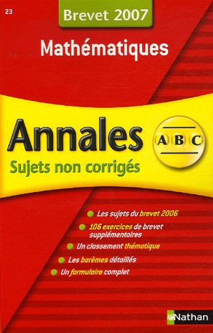 couverture de : Annales : Mathématiques