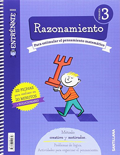 Cuaderno razonamiento serie entrenate 3 primaria