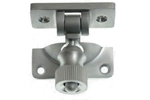 EMMEXX Solid Brighton Sash Fastener 55mm for Sliding Sash Window + Screws (2, Satin Chrome)