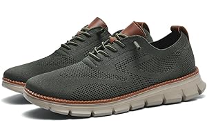 RUFONE Breeze Shoes for Men Oxfords Lace Up Lightweight Casual Hiking Shoes Comfortable Suit Shoes for Men Wearbreeze Urban Shoes for Men Mesh Business Shoes