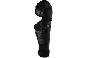 IXS Hammer Knee-/ Shin Guard Genouillères VTT/BMX Mixte Adulte, Noir, KL