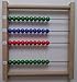 Produktbild Montessori Abacus klein Rechenschieber Holzperlen 10mm Rechenrahmen Abakus 18x18