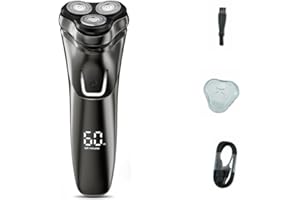 ILESTDG Oryzom Rasoir Électrique V1 Pro – Rasoir 4D Homme avec Tondeuse Intégrée, Rasage Visage & Corps, Etanche, Sans Irritation