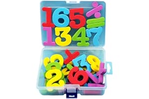 Hasaller Lot de 29 lettres de l'alphabet magnétiques colorées pour réfrigérateur, pour enfants, éducation précoce, alphabétisation, jeu - 4 cm