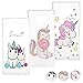 Price comparison product image MOTIKO (3 Pack) Galaxy Note 9 Case - 3 Pieces Clear TPU Gel Silicone Protective Cover Ultra Thin Rubber Cases Pack of 3 for Samsung Galaxy Note 9 ,with Dust Plug & Stylus - Unicorn1/Unicorn2/Unicorn3