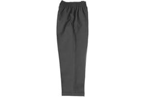 Zeco Boys' School Trousers, Ages 2-12, Black, Grey, Navy - Elasticated Waist, 2 Side Pockets, Mock Fly, Stain Resistant, Eco-Friendly Recycled Polyester