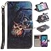 Produktbild Jepson Samsung Galaxy J3 2016 / SM-J320F (5,0 Zoll) Handytasche / Handyhülle. Flip Etui Wallet Case in Bookstyle - Premium PU Lederhülle Hülle Cover Mit Lanyard / Strap, Standfunktion, Kreditkarte und Brieftasche.