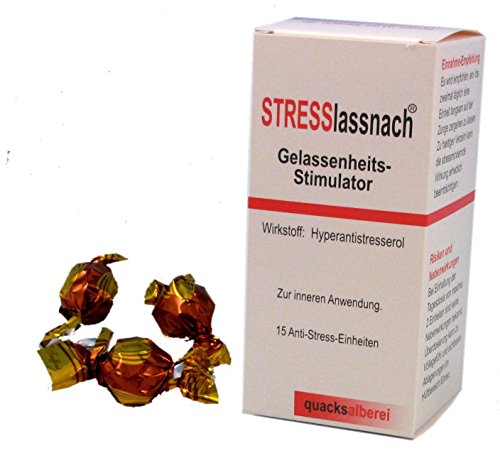 Preisvergleich Produktbild quacksalberei Witzige Pralinen"STRESSlassnach" 200g