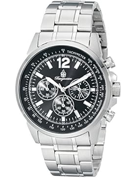 Burgmeister Armbanduhr für Herren mit Analog-Anzeige, Quarz-Uhr mit Edelstahl Armband - Wasserdichte Herrenarmbanduhr...