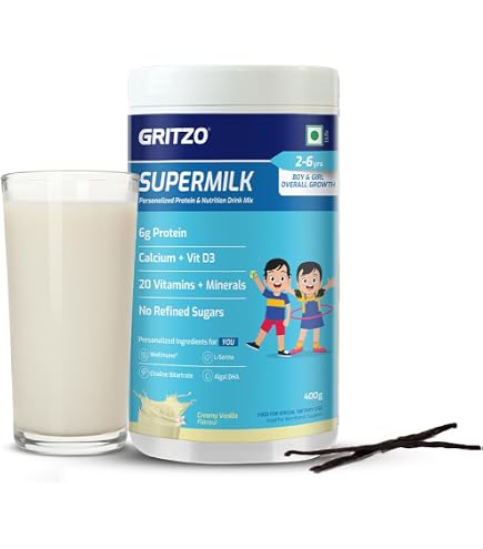 Buy Gritzo SuperMilk Growth+ (Formerly Height+) (7-9y Girls), 10g