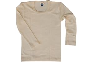 Cosilana, Kinder Unterhemd Langarm, 70% Wolle (kbT), 30% Seide