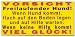Produktbild AUFKLEBER - VORSICHT Freilaufender Hund ... - Schild Warnschild Warnzeichen Arbeitssicherheit Türschild Tür