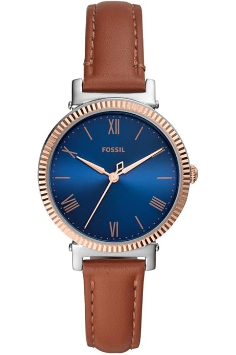 Fossil Watch for Women Daisy 3 Hand, Quartz Movement, 34 mm Rose 