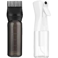 Haarfarbe Applikatorflasche Mit Kamm – 120 Ml, Mit Pumpsystem, Für Präzises Färben (2 Stück)