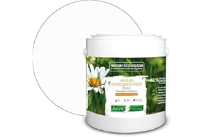 BOX DECO COULEURS Peinture naturelle écologique intérieur extérieur aspect velours Natura - 2.5L, Blanc Cassé