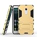 Produktbild Hülle für Xiaomi Redmi Note 4 / Redmi Note 4X (5,5 Zoll) 2 in 1 Hybrid Dual Layer Shell Armor Schutzhülle mit Standfunktion Case (Gold)