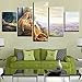 Produktbild syssyj Kein Rahmen Moderne Leinwand Home Decor Gemälde Wandkunst 5 Stücke Jesus Christus Bilder Wohnzimmer Hd Drucke Ehre Gott Poster