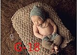 Junsi Newborn Baby G-18 Toddler Infant Knitted Costume Set Photo Photographie Prop