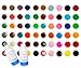 Micro Trader 60 Pots Pure & Glitter Colours UV Builder Gel Nail Art