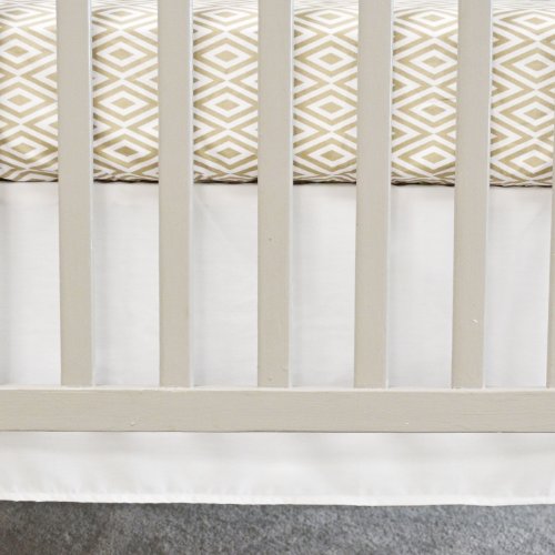 Oliver B Crib Skirt, White