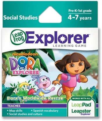 LeapFrog Dora the Explorer Learning Game (works with LeapPad Tablets and LeapsterGS) Children, Kids, Game, Child, Play