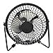 Produktbild XU-XIAZHI,4 Zoll USB Aluminium Mini Electric Fan(Color:SCHWARZ)